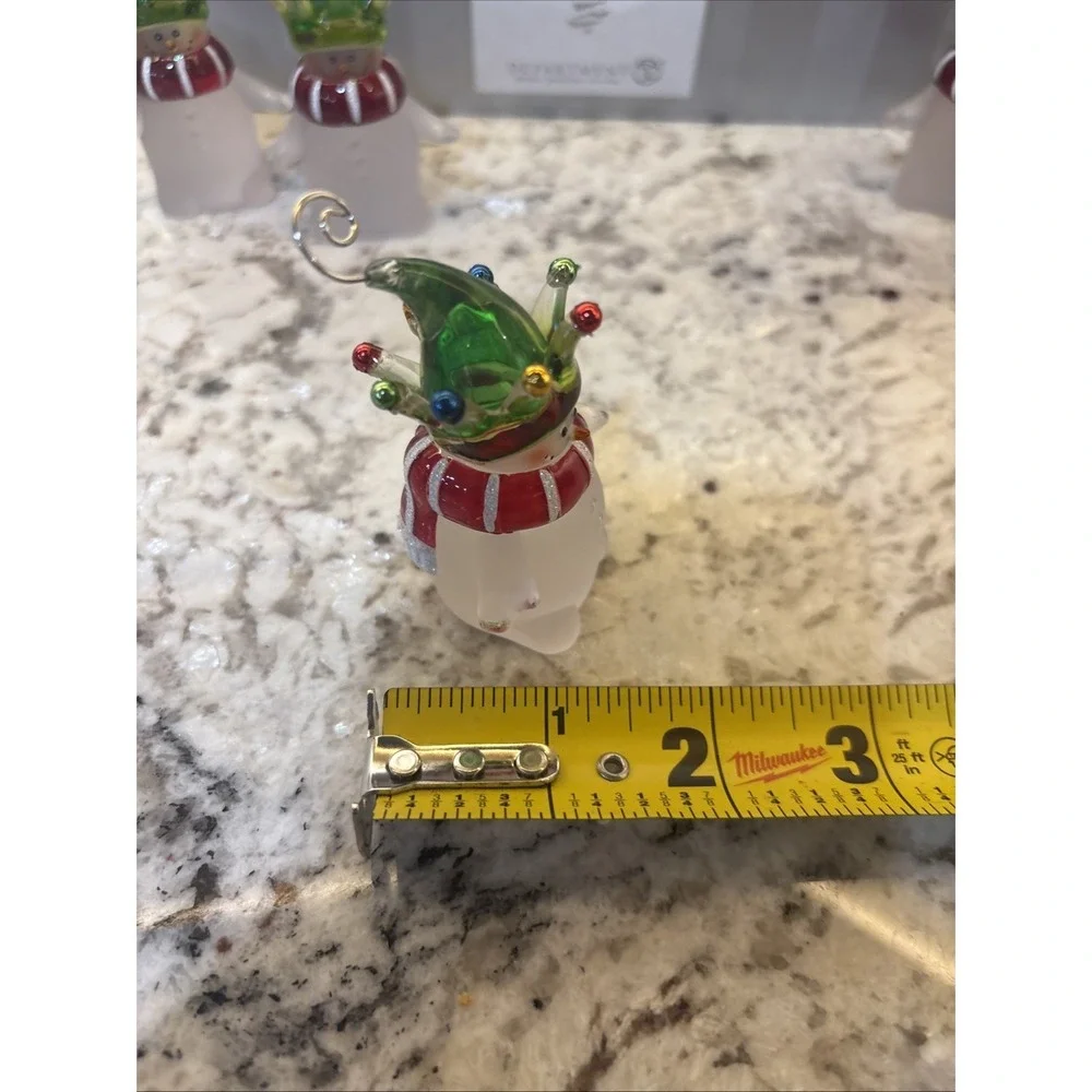 Department 56 Snowman Place Card Holders 12‎ Holiday Table Decor